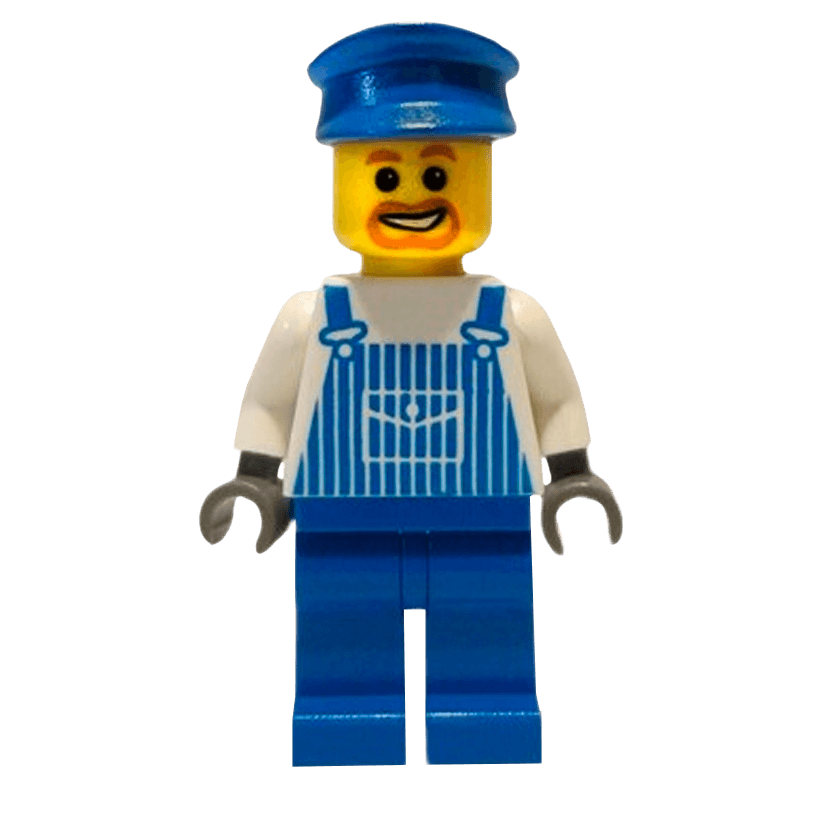 Фигурка Lego Train Engineer Max City trn076 Б/У - Retromagaz