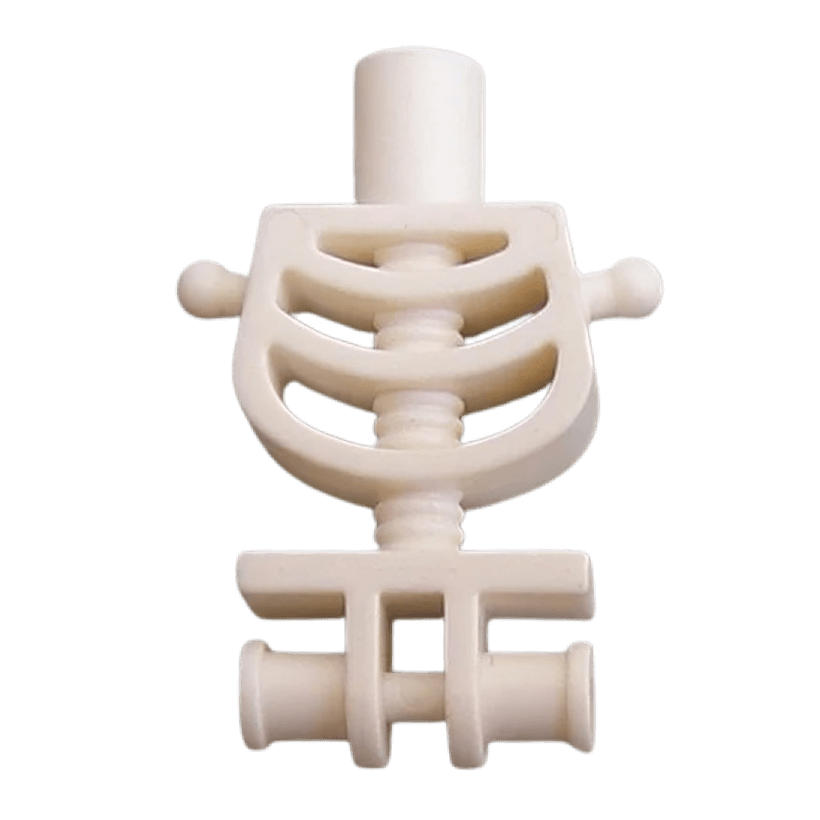Туловище 2шт Lego Другое Skeleton Thin Shoulder Pins Другое 6260 626001 White Б/У - Retromagaz