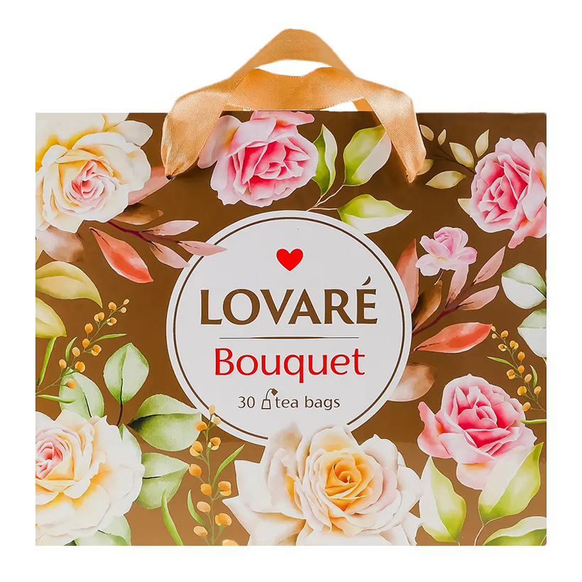 Чай Пакетований Асорті Lovare Колекція Чаїв Bouquet 30 Пакетиків 60g - Retromagaz