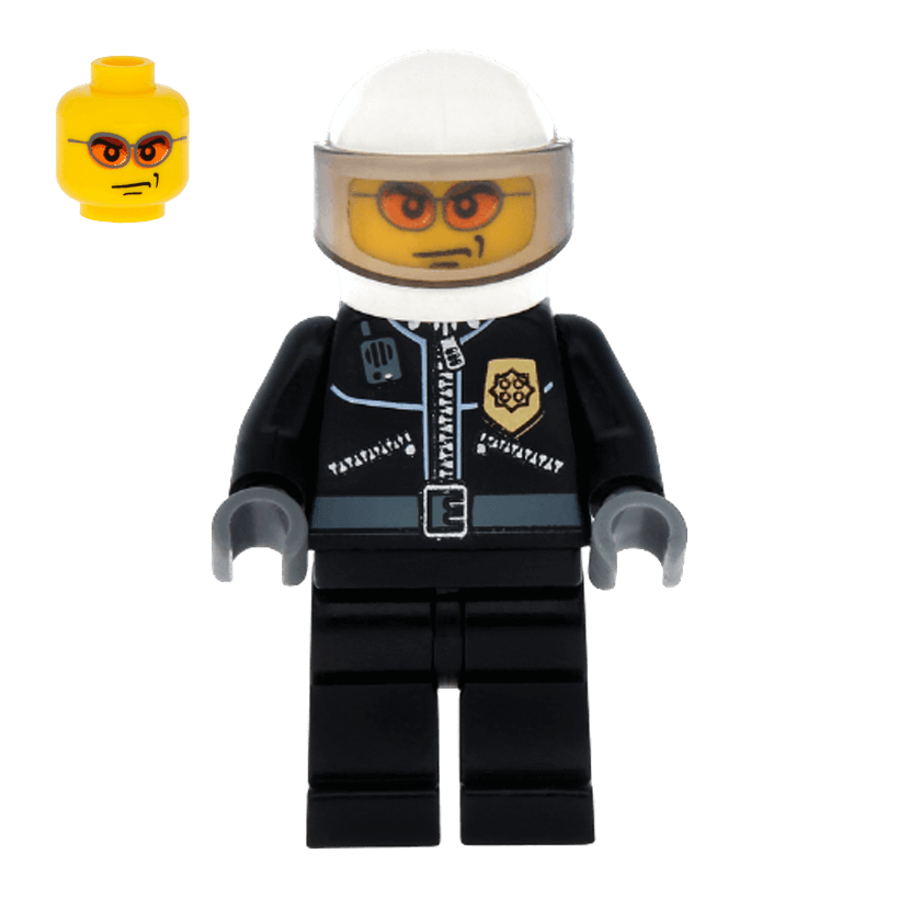 Фігурка Lego City Police 973pb0261 Leather Jacket with Gold Badge cty0102 Б/У Нормальний - Retromagaz