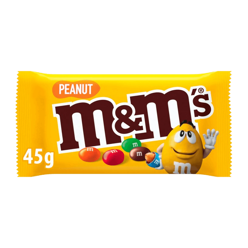 Драже M&M's з Арахісом 45g - Retromagaz