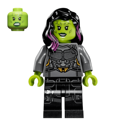 Фігурка Lego Marvel Gamora Silver Armor Super Heroes sh0388 Б/У - Retromagaz