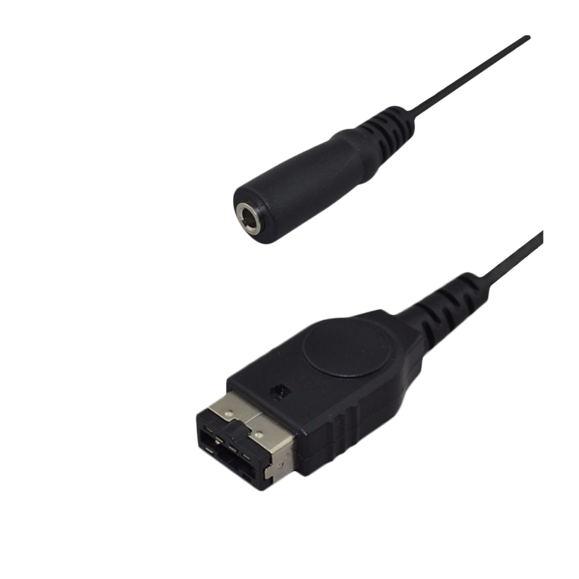 Адаптер RMC Game Boy Advance SP 3.5mm Adapter Cable Jack 3.5 - Console Connector Black Новый - Retromagaz