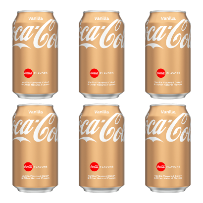 Набір Напій Coca-Cola Vanilla 330ml 6шт - Retromagaz