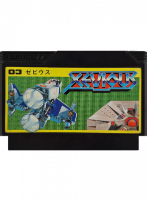 Игра Nintendo Famicom Dendy Xevious Английская Версия Б/У
