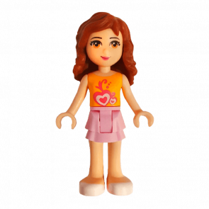 Фігурка Lego Olivia Bright Pink Layered Skirt Friends Girl frnd023 Б/У