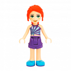 Фигурка Lego Mia Dark Purple Shorts Friends Girl frnd315 Б/У - Retromagaz