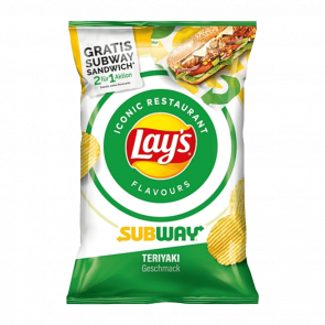 Чіпси Lay's Iconic Restaurant Subway зі Смаком Соусу Теріякі 150g