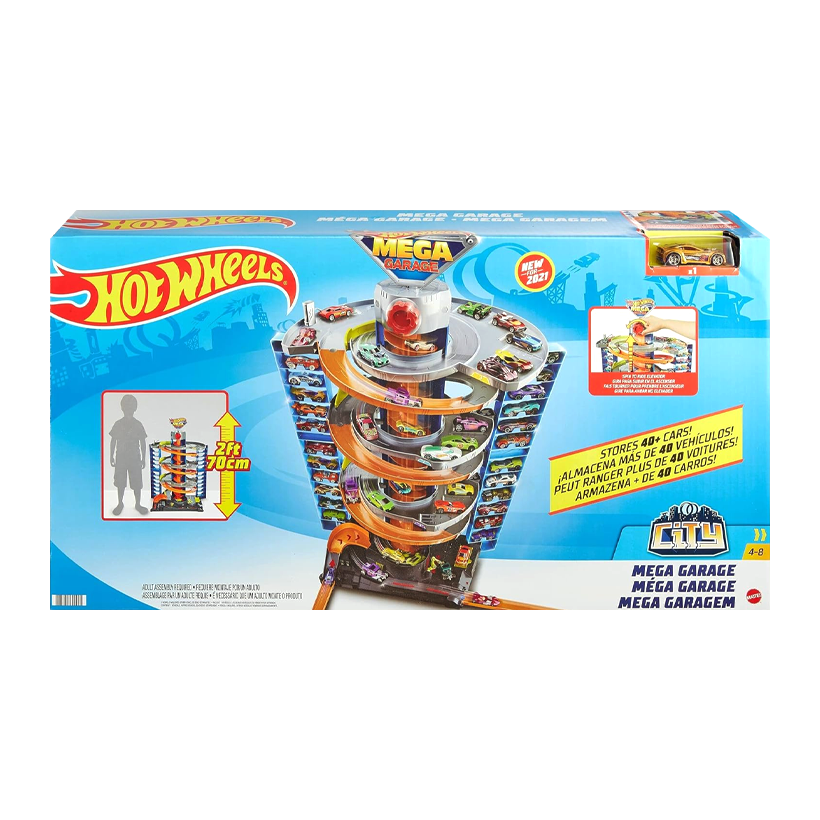 Набір Hot Wheels Мегагараж для Машинок City 1:64 GTT95 - Retromagaz