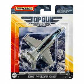 Тематическая Машинка Matchbox Boeing F7A-18 Super Hornet Sky Busters 1:64 HVM52 Grey