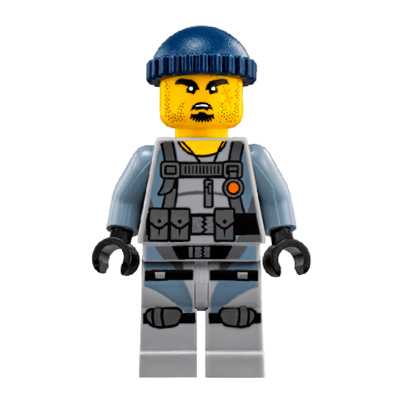 Фигурка Lego Shark Army Gunner Charlie Ninjago njo0341 Б/У - Retromagaz