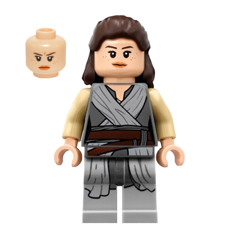 Фігурка Lego Джедай Rey Light Bluish Gray Tied Robe Star Wars sw0866 Б/У - Retromagaz