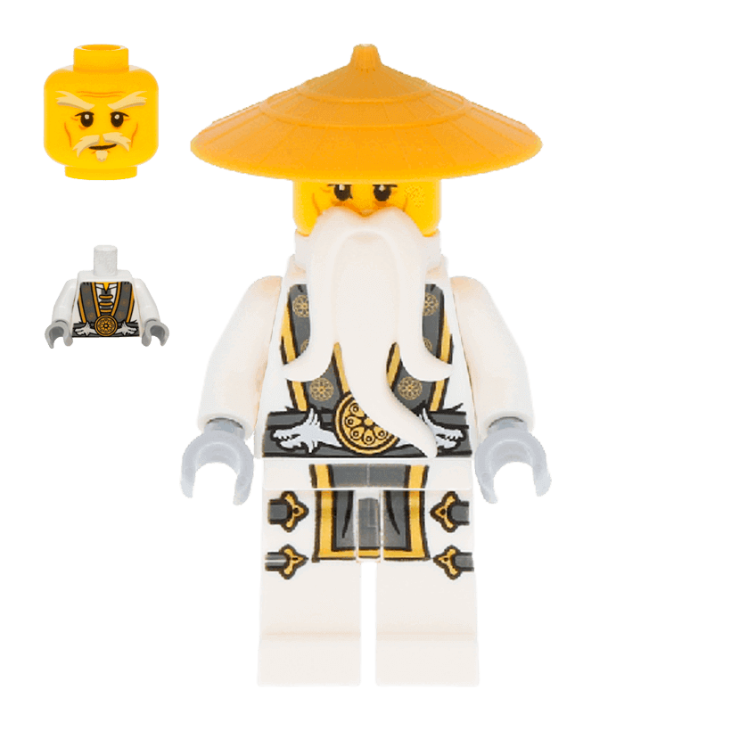 Фигурка Lego Другое Master Sensei Wu Ninjago njo0142 Б/У - Retromagaz