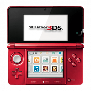 Консоль Портативная Nintendo 3DS FAT Standart Free Модифицированная 32GB Flame Red Cartridge 1300 mAh 4.8 GFLOPS + 10 Встроенных Игр Б/У - Retromagaz