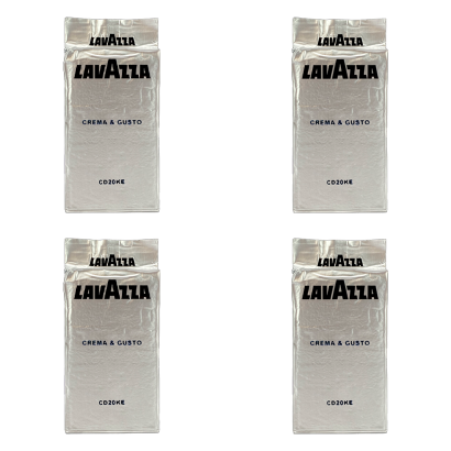 Набор Кофе Молотый 4шт Lavazza Crema e Gusto 250g - Retromagaz