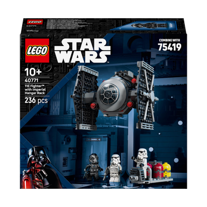 Конструктор Lego TIE Fighter with Imperial Hangar Rack Star Wars 40771 Новий - Retromagaz