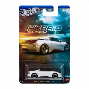 Тематическая Машинка Hot Wheels BMW i8 Roadster Hybrid Speed 1:64 JCB76 White Тематическая Машинка Hot Wheels BMW i8 Roadster Hybrid Speed 1:64 JCB76 White - Retromagaz