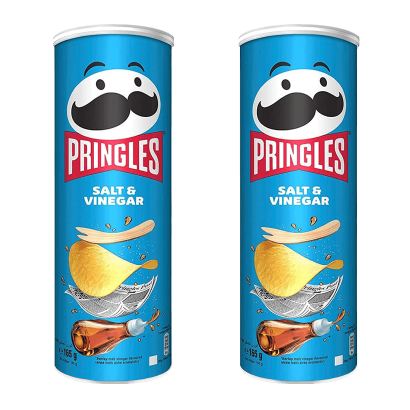 Набір Чипси 1шт 2шт Pringles Salt & Vinegar 165g 5053990127733 - Retromagaz