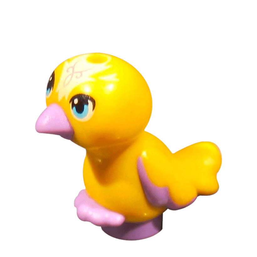 Фигурка Lego Воздух Bird Friends Elves Bright Light Orange Body and Medium Azure Eyes Animals 35074pb01 6215236 Medium Lavender Б/У - Retromagaz