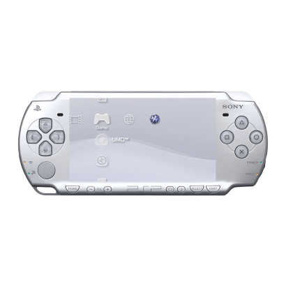 Консоль Sony PlayStation Portable PSP-1ххх Модифицированная 32GB Silver + 5 Встроенных Игр Б/У - Retromagaz