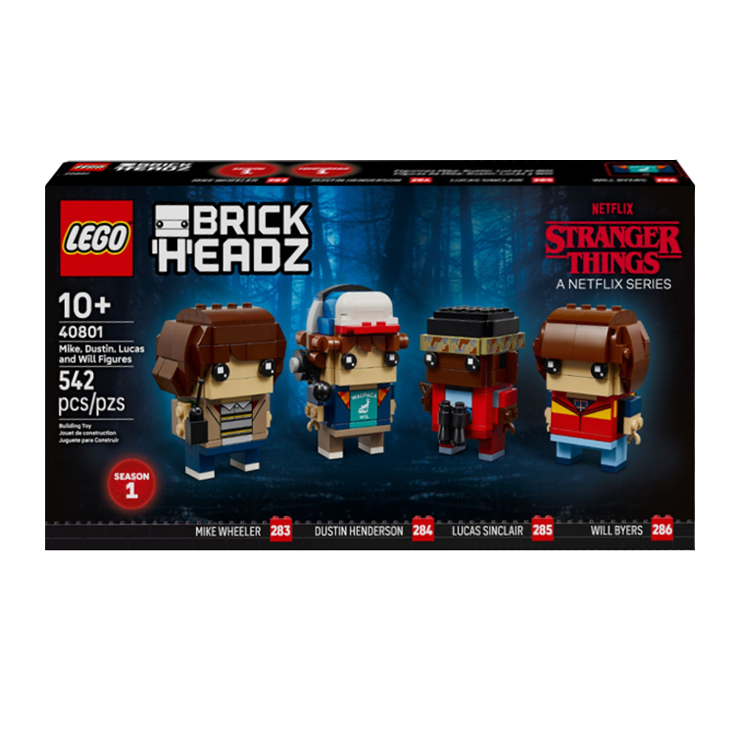 Конструктор Lego BrickHeadz Stranger Things Майк, Дастін, Лукас та Вілл 40801 Новий - Retromagaz