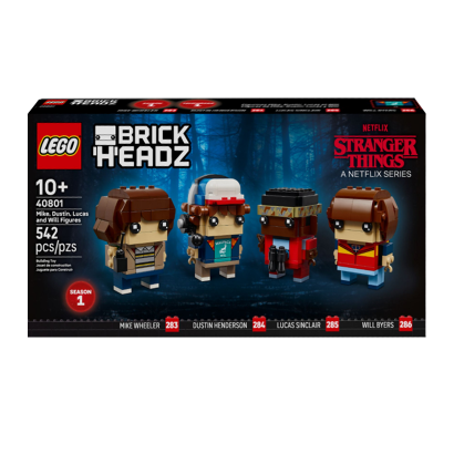 Конструктор Lego BrickHeadz Stranger Things Майк, Дастин, Лукас и Вилл 40801 Новый Конструктор Lego BrickHeadz Stranger Things Майк, Дастин, Лукас и Вилл 40801 Новый - Retromagaz