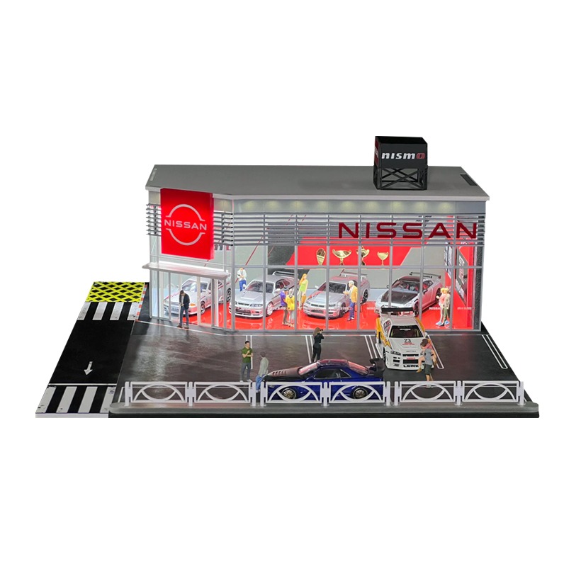 Діорама G-Fans Nismo Dealership 1:64 710036 Black - Retromagaz