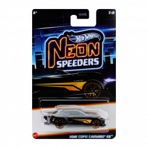 Тематическая Машинка Hot Wheels 2018 COPO Camaro SS Neon Speeders 1:64 JCB06 Black Тематическая Машинка Hot Wheels 2018 COPO Camaro SS Neon Speeders 1:64 JCB06 Black - Retromagaz