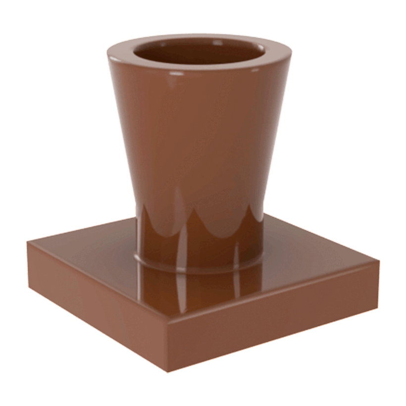 Растение Lego Дерево Palm Base 2563 256325 4160960 4264337 Reddish Brown Б/У - Retromagaz