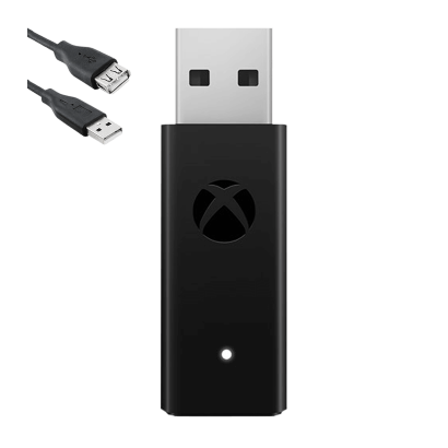 Адаптер Microsoft Xbox Series + Подовжувач USB Без Коробки 6HN-00003 Black 1m Новий - Retromagaz