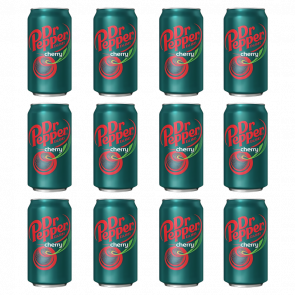 Набор Напиток Dr Pepper Cherry 330ml 12шт - Retromagaz