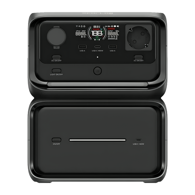 Зарядний Пристрій EcoFlow RIVER 3 Max Plus Black 858 Wh 600 W - Retromagaz