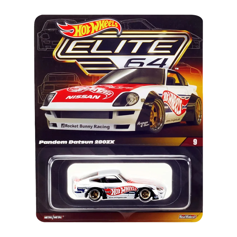 Машинка Premium Hot Wheels Pandem Datsun 280ZX Elite 64 1:64 HNJ59 White - Retromagaz