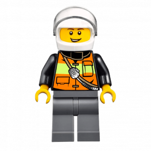Фігурка Lego City Fire 973pb1303 Reflective Stripe Vest with Pockets cty0587 Б/У - Retromagaz