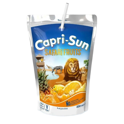 Напій Соковий Capri-Sun Safari Fruits 200ml 1шт - Retromagaz