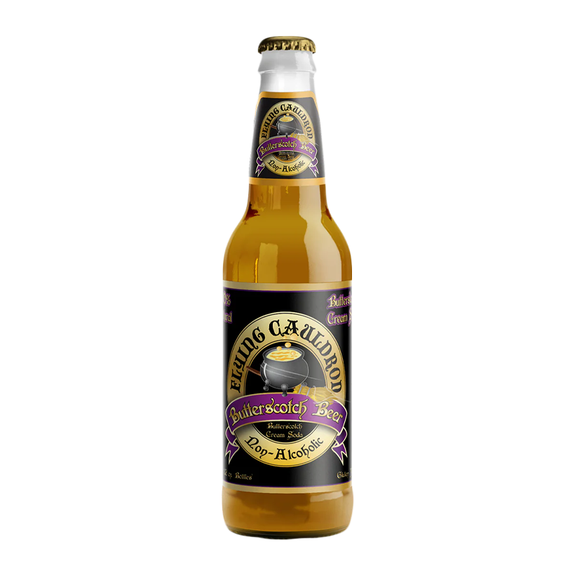Пиво Безалкогольное Virgil's Flying Cauldron Harry Potter Butterscotch Beer 355ml - Retromagaz
