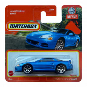 Машинка Велике Місто Matchbox 1994 Mitsubishi 3000GT Highway 1:64 HVN83 Blue - Retromagaz