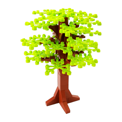 Рослина RMC Дерево Tall Tree with Lime Leaves Reddish Brown Новий - Retromagaz
