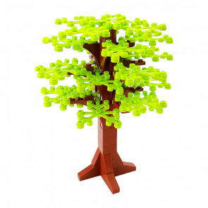 Растение RMC Дерево Tall Tree with Lime Leaves Reddish Brown Новый - Retromagaz