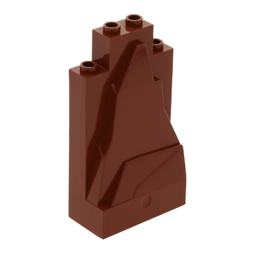 Скеля 2шт Lego Панель 2 x 4 x 6 47847 54782 57512 33458 4268113 4285708 Reddish Brown Б/У - Retromagaz