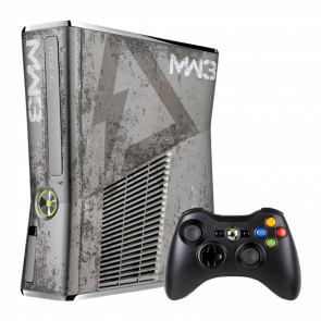 Консоль Microsoft Xbox 360 Slim Call of Duty: Modern Warfare 3 Edition Freeboot 500GB Silver + 5 Встроенных Игр Б/У Хороший - Retromagaz