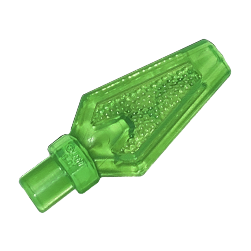 Оружие 4шт Lego Копье Tip 27257 6202773 Trans-Bright Green Б/У - Retromagaz