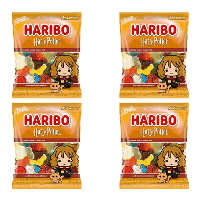 Набір Цукерки Жувальні 4шт Haribo Hermine Granger Harry Potter 160g - Retromagaz