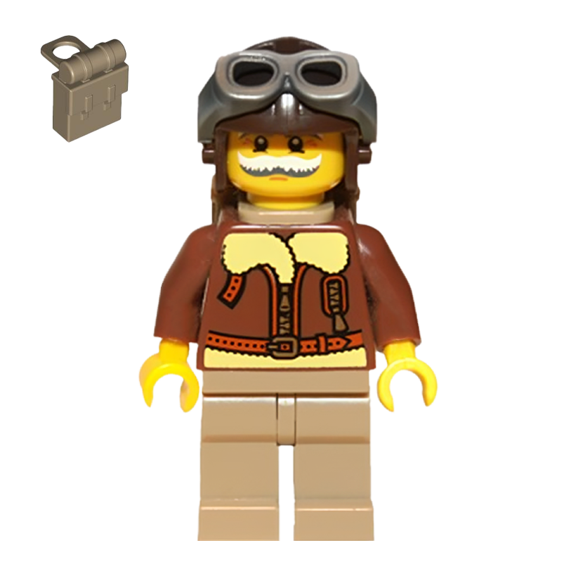 Фігурка Lego Series 3 Pilot Collectible Minifigures col03-2 col036 Б/У - Retromagaz
