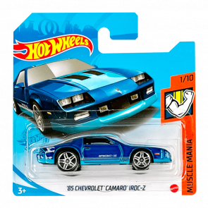 Машинка Базовая Hot Wheels '85 Chevrolet Camaro Iroc-Z Muscle Mania 1:64 GTC16 Blue