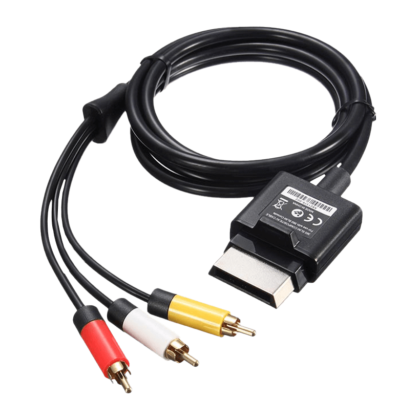 Кабель Microsoft Xbox 360 S 5RCA - AV Multi Out Grey 2m Б/У - Retromagaz