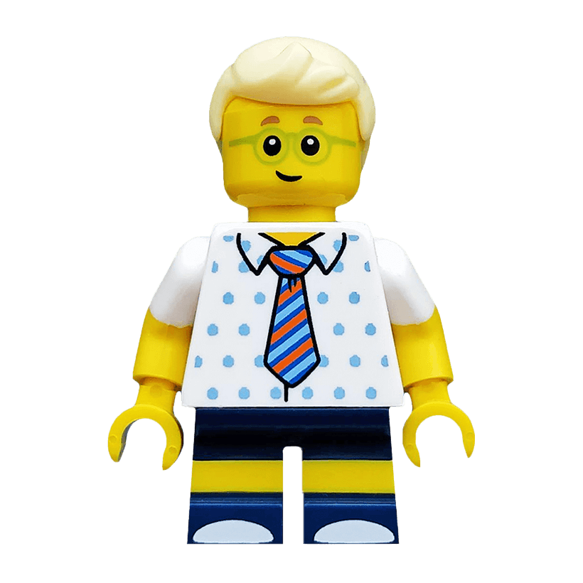 Фигурка Lego Series 18 Birthday Party Boy Collectible Minifigures col327 Б/У - Retromagaz