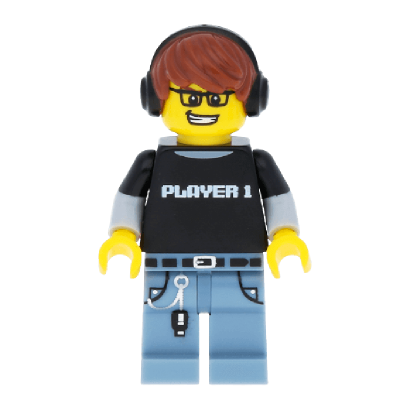 Фігурка Lego Video Game Guy Collectible Minifigures Series 12 col182 Б/У - Retromagaz