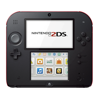Консоль Nintendo 2DS Модифікована 32GB Red Black + 10 Вбудованих Ігор Б/У - Retromagaz