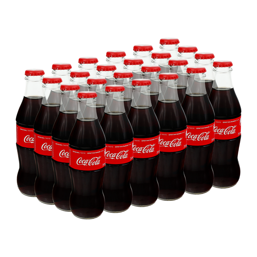 Набор Напиток 24шт Coca-Cola Original Taste Стекло 250ml - Retromagaz